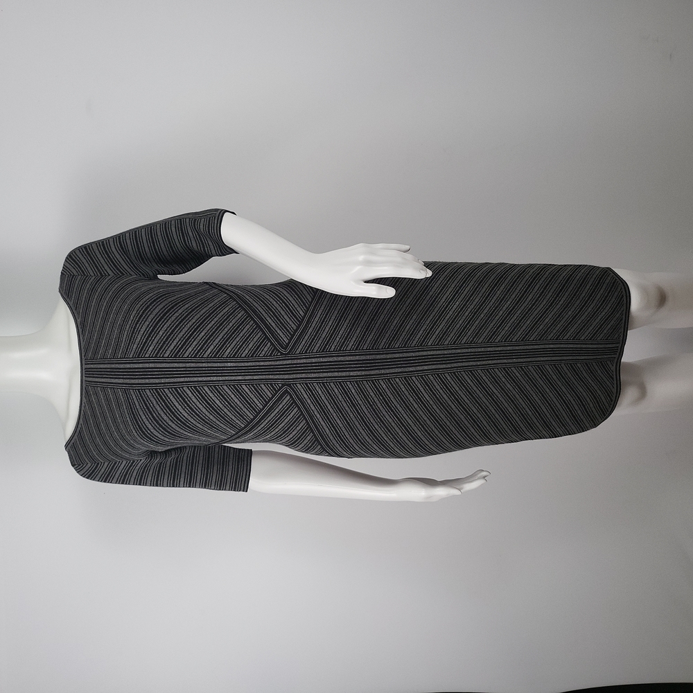 Cache Striped Bodycon Knit Dress